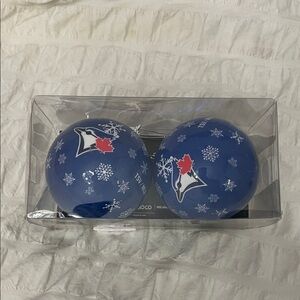 Collectable MLB Toronto Blue jays Blue Holiday Ornaments